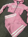 PRVAIL ZIP JACKET AND SHORTS SETS ‘ Pink ‘