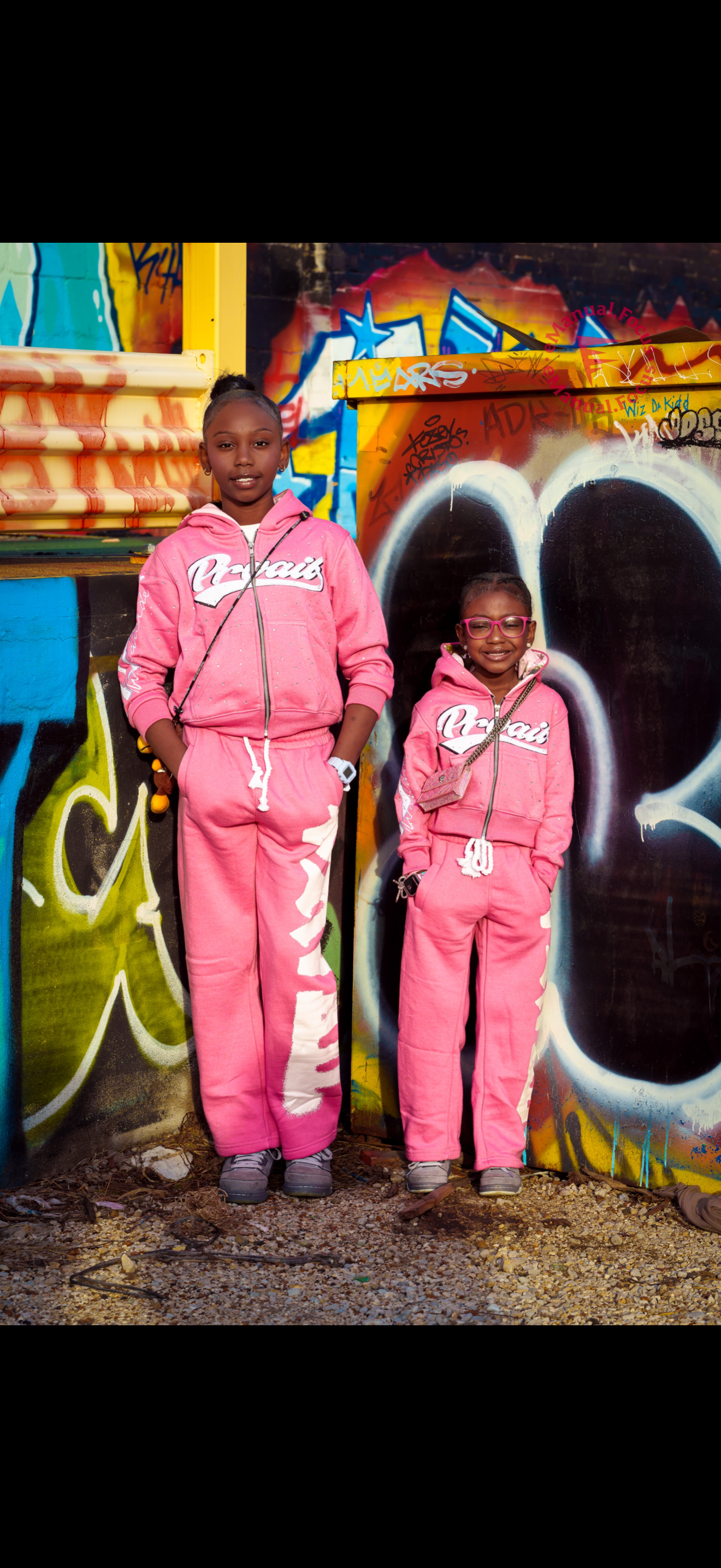 Kids Prvail jumpsuit set (pink)